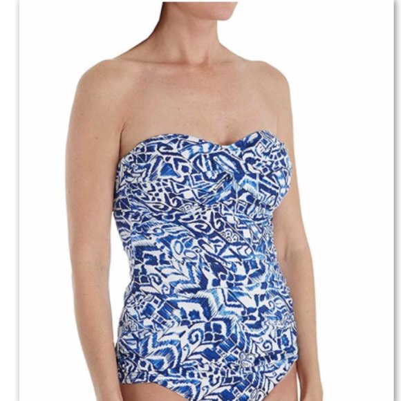 Lauren Ralph Lauren Other - NWT Ralph Lauren Tribal Ikat Twist Tubini Blue 12